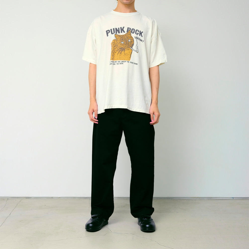 REMI RELIEF HARD SP processing 20/-T-cloth BIG size T (PUNK ROCK)