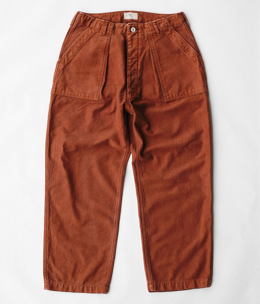 HERILL BACK SATIN UTILITY PANTS