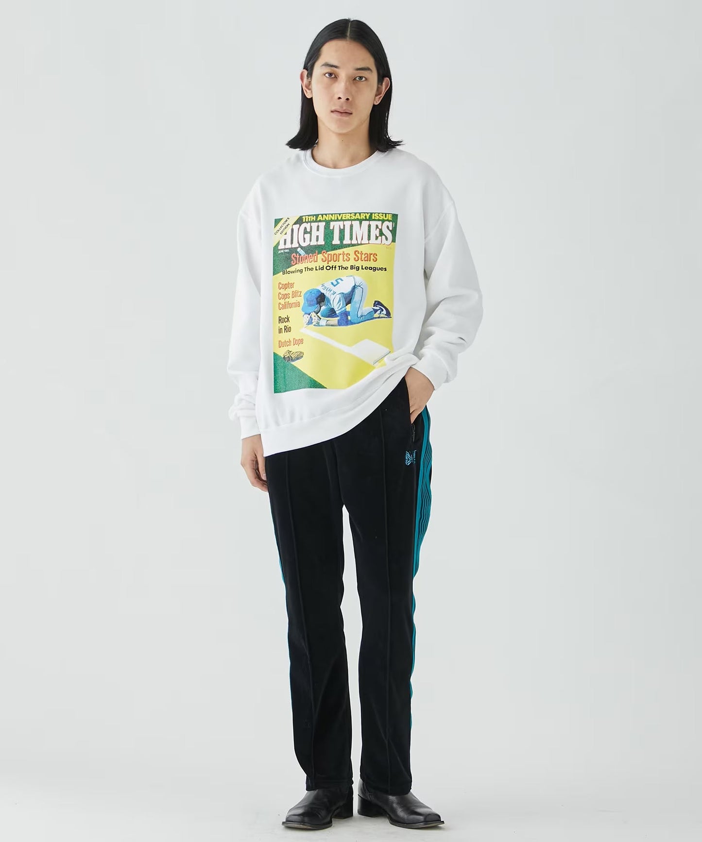 WACKO MARIA HIGHTIMES CREW NECK SWEAT SHIRT TYPE-2