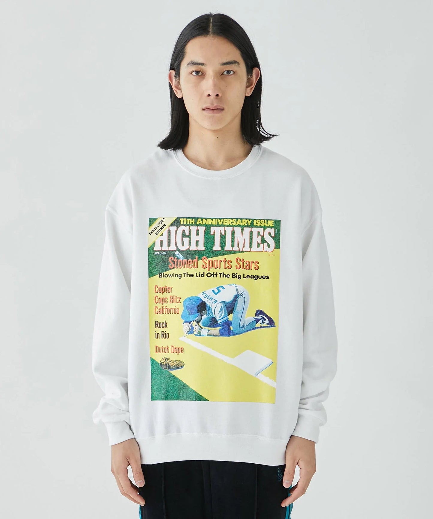 WACKO MARIA HIGHTIMES CREW NECK SWEAT SHIRT TYPE-2