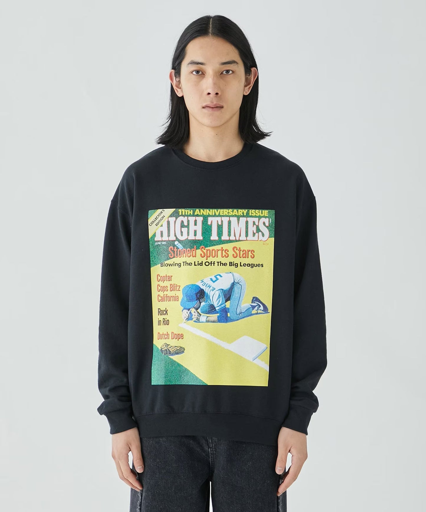 WACKO MARIA HIGHTIMES CREW NECK SWEAT SHIRT TYPE-2