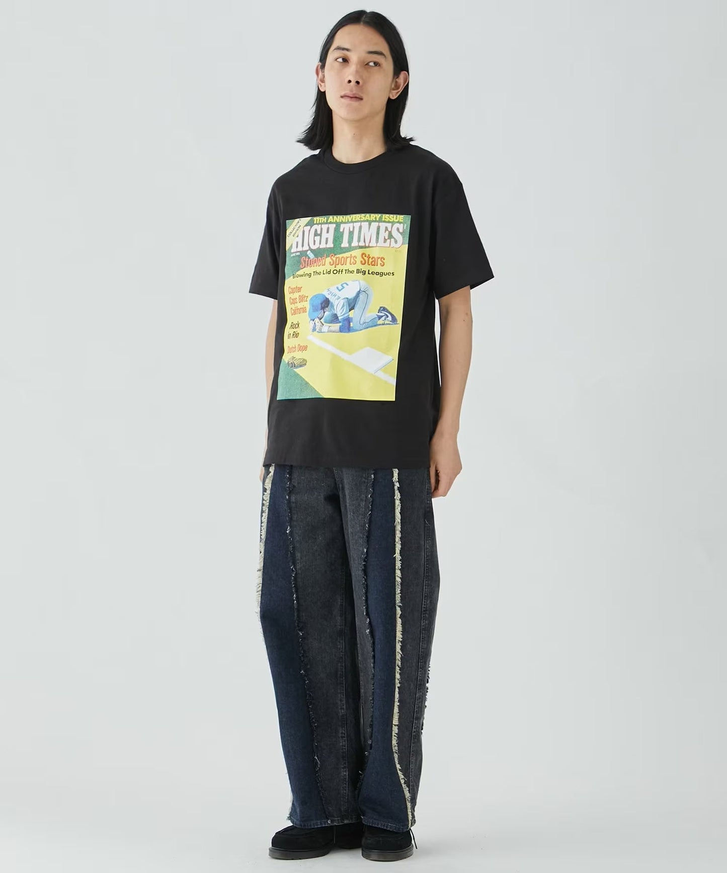 WACKO MARIA HIGHTIMES CREW NECK T-SHIRT TYPE-4