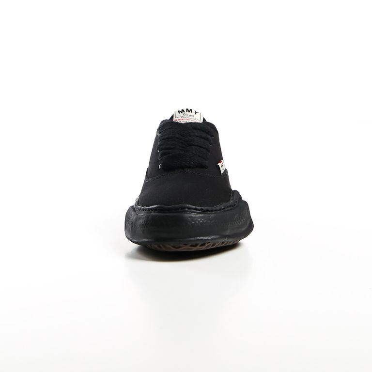Maison MIHARA YASUHIRO BAKER Original Sole Canvas Lowtop Sneaker Black x Black