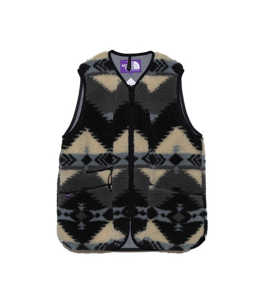 THE NORTH FACE PURPLE LABEL NP Wool Boa WINDSTOPPER Field Vest