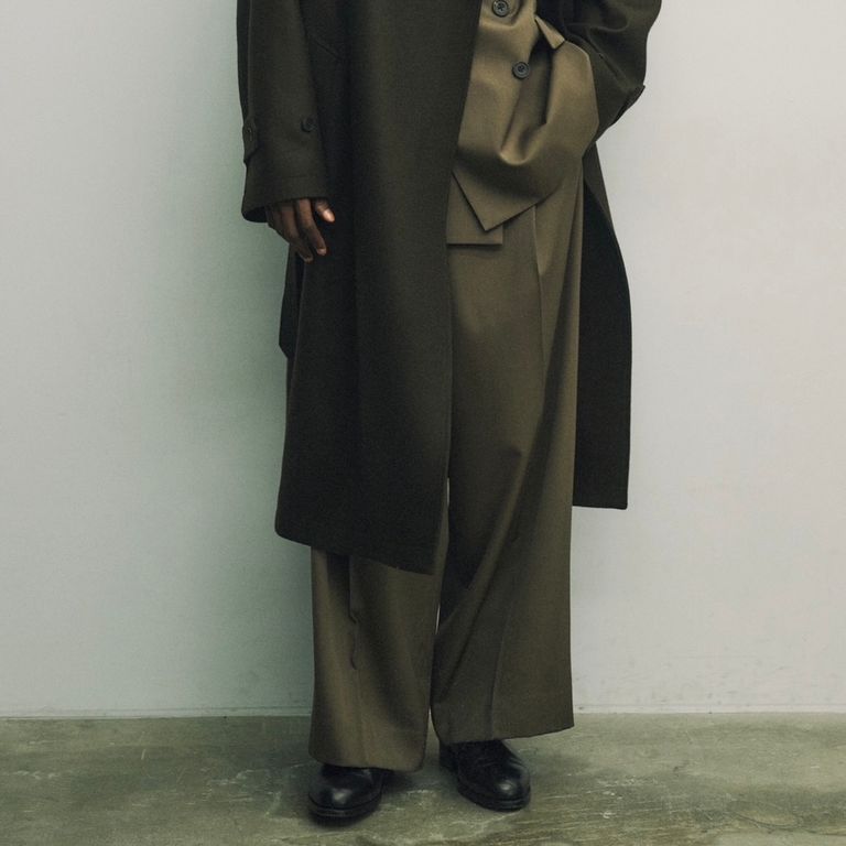 ssstein LONG WIDE TROUSERS