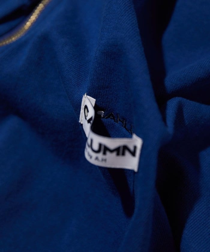 CAHLUMN Heavy Weight Jersey 3/4-Zip Hoodie