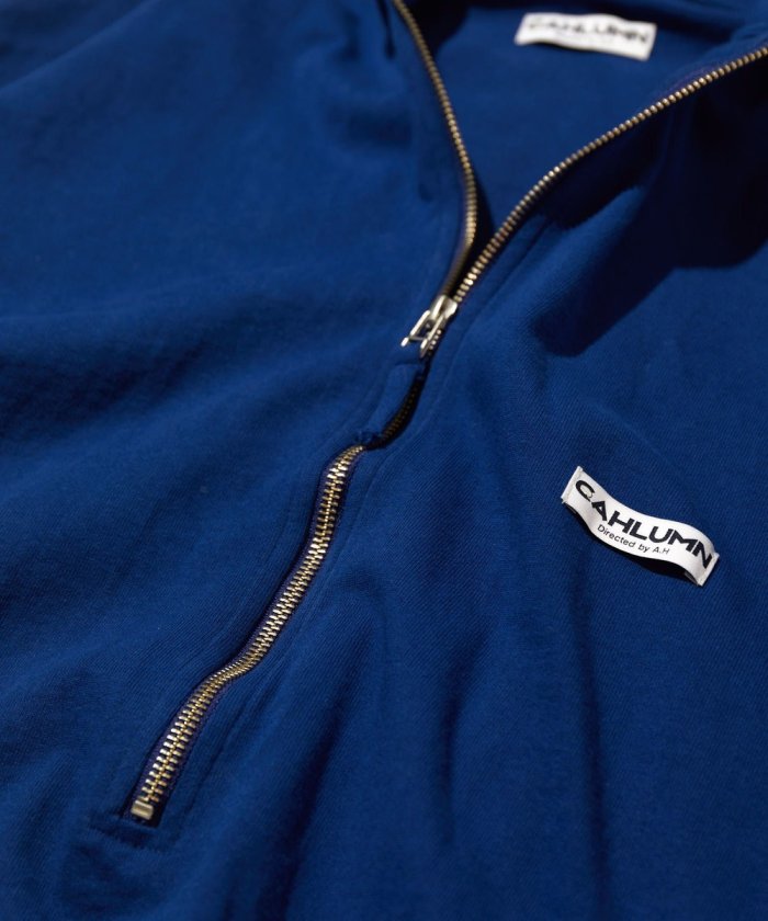 CAHLUMN Heavy Weight Jersey 3/4-Zip Hoodie