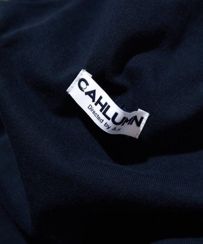 CAHLUMN Heavy Weight Jersey 3/4-Zip Hoodie