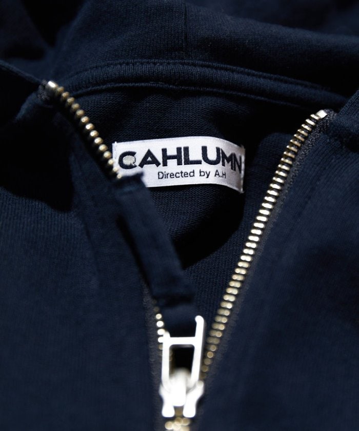 CAHLUMN Heavy Weight Jersey 3/4-Zip Hoodie