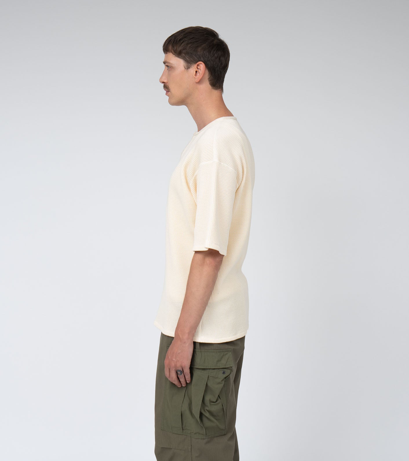 nanamica Henry Neck Thermal Sweat Tee