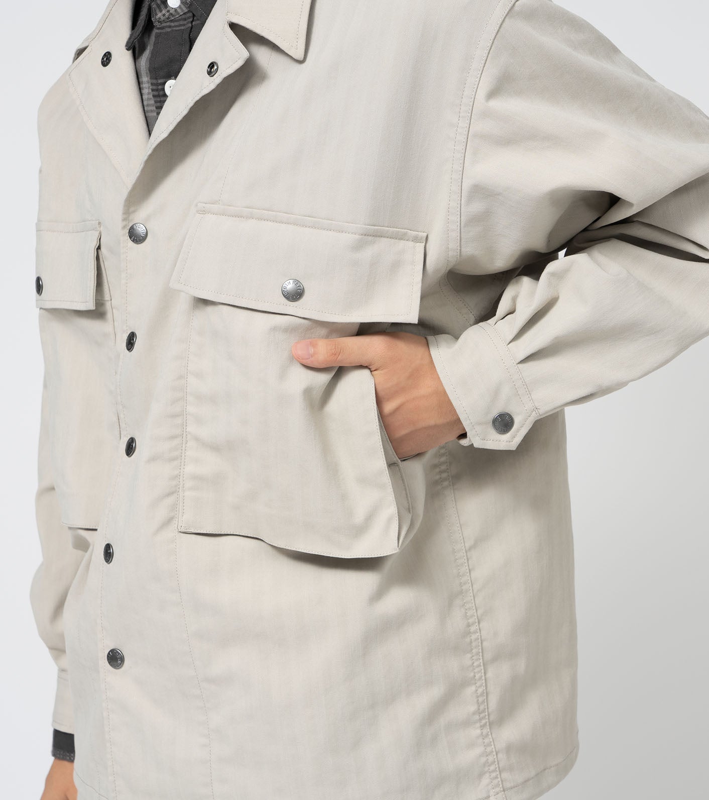 THE NORTH FACE PURPLE LABEL Herringbone Field Shirt Jacket