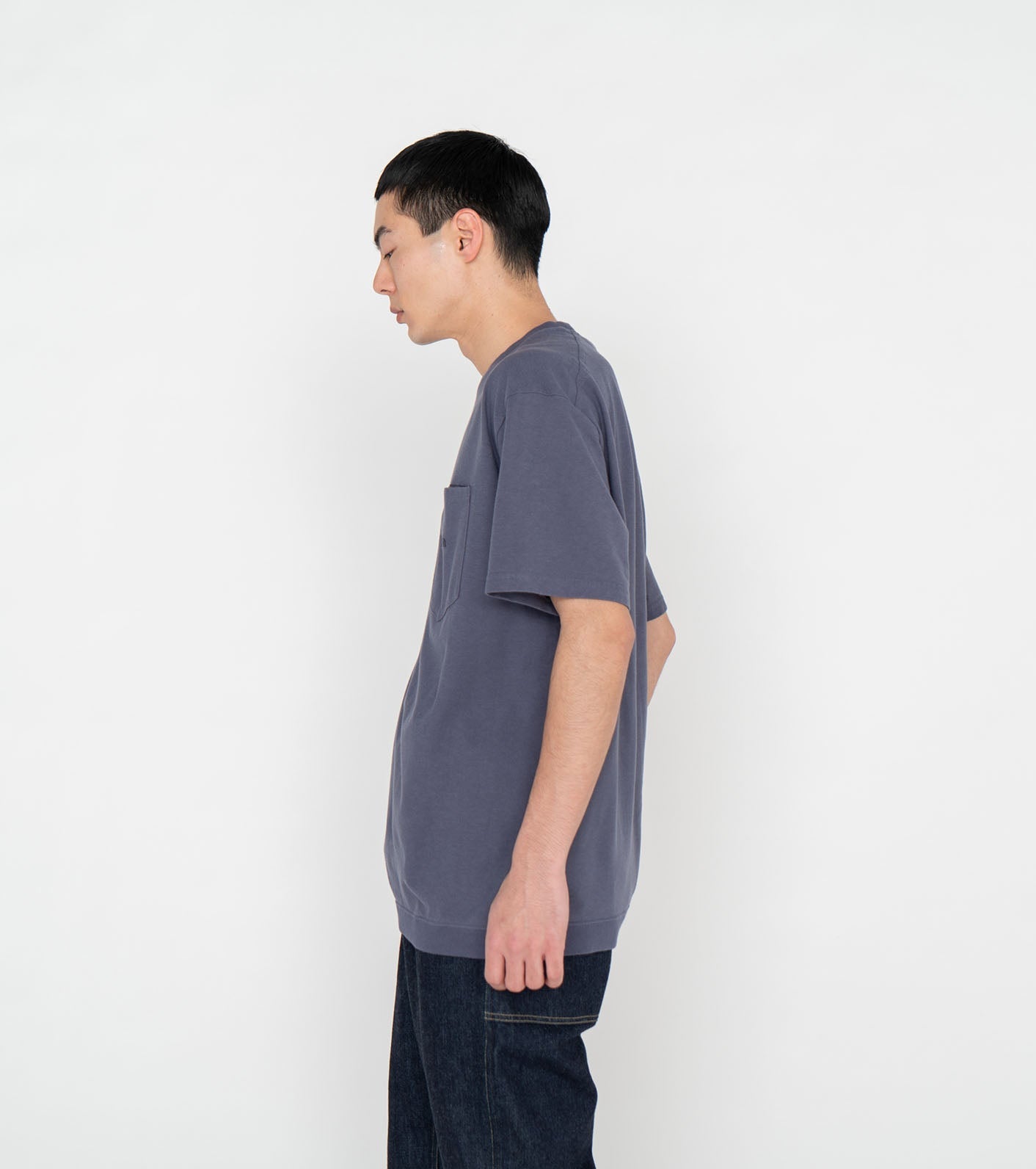 THE NORTH FACE PURPLE LABEL High Bulky HS Pocket Tee