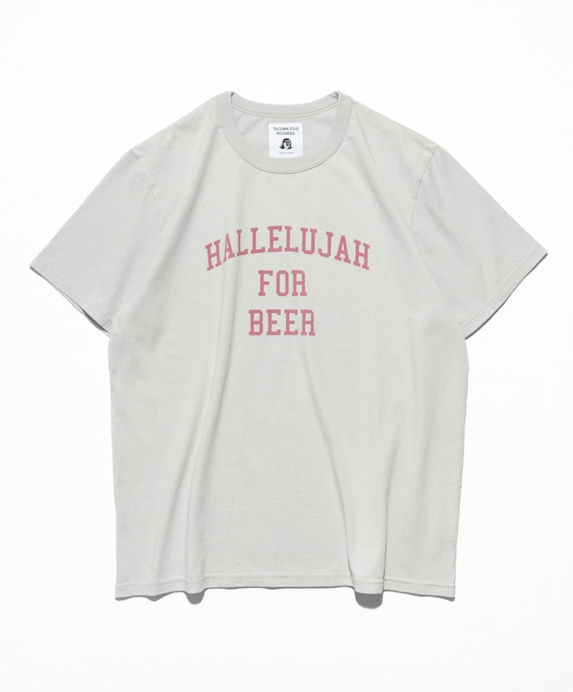 TACOMA FUJI RECORDS HALLELUJAH FOR BEER T-SHIRT