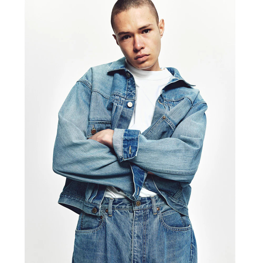 Unlikely Time Travel Trucker Jacket 1977Wash