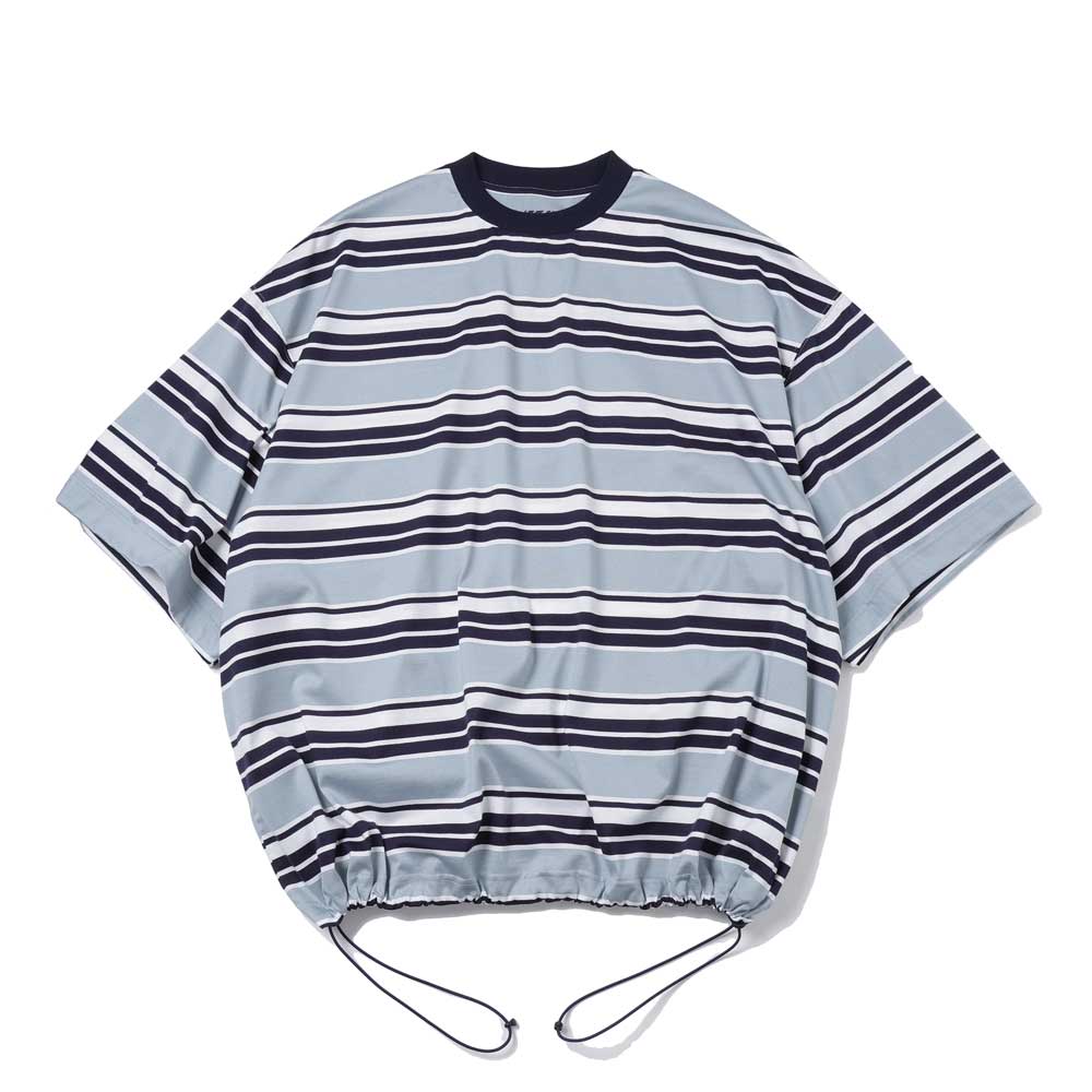 is-ness BALLOON BORDER T-SHIRT