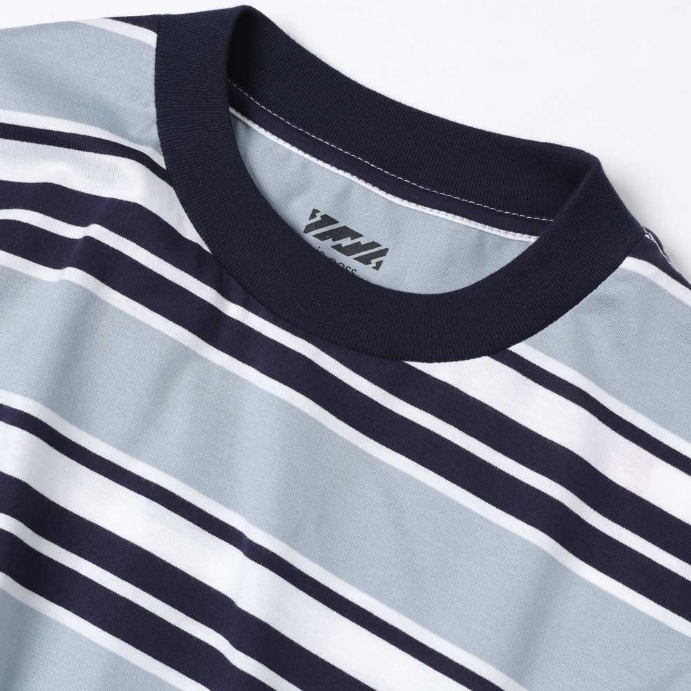 is-ness BALLOON BORDER T-SHIRT