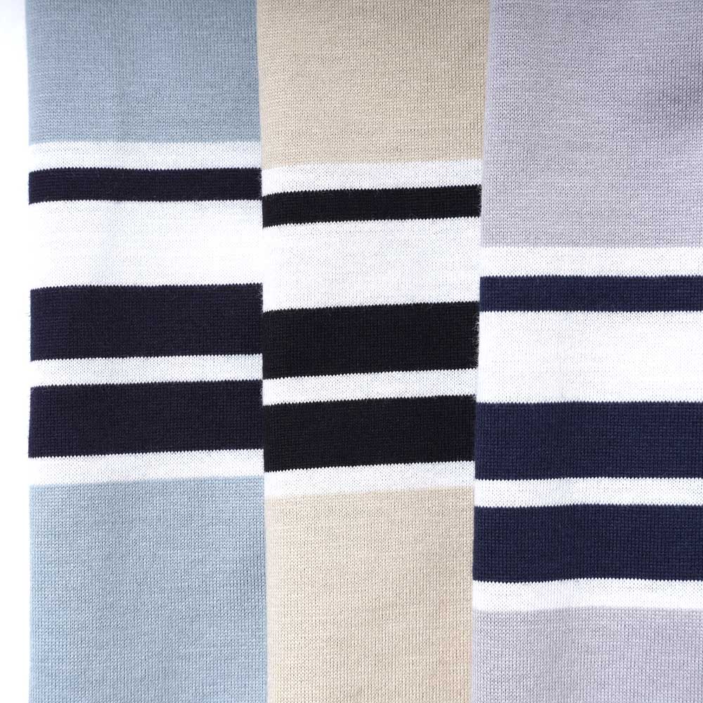 is-ness BALLOON BORDER T-SHIRT