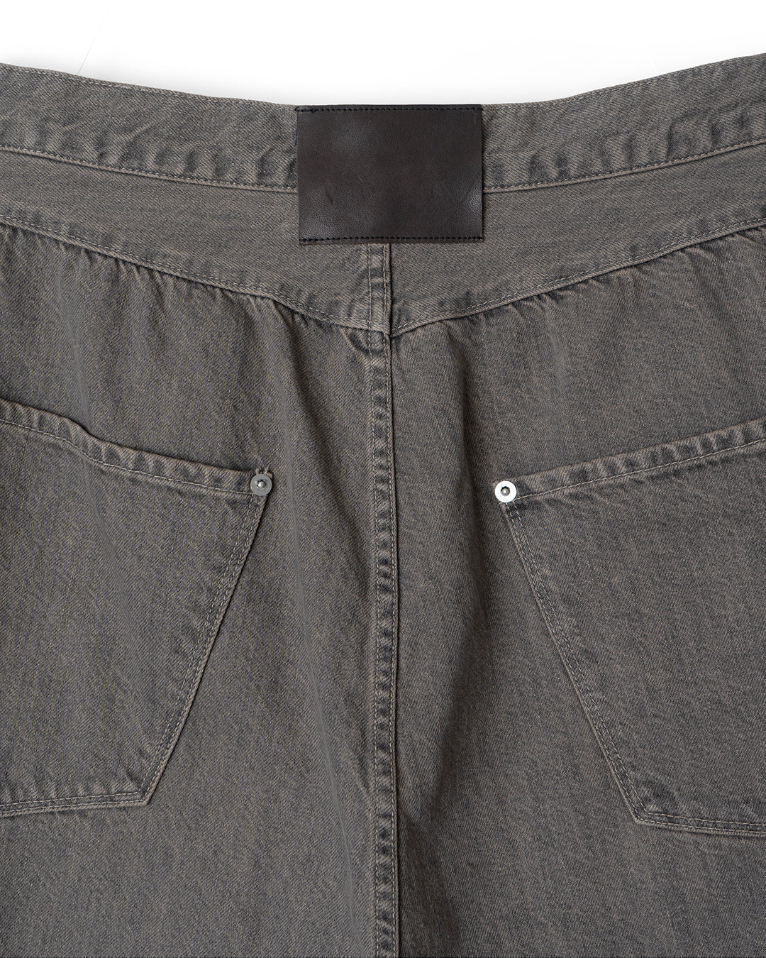 refomed FRESH MAN DENIM WIDE PANTS "OD" - BROWN