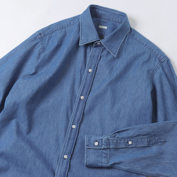 A.PRESSE Washed Denim Shirt