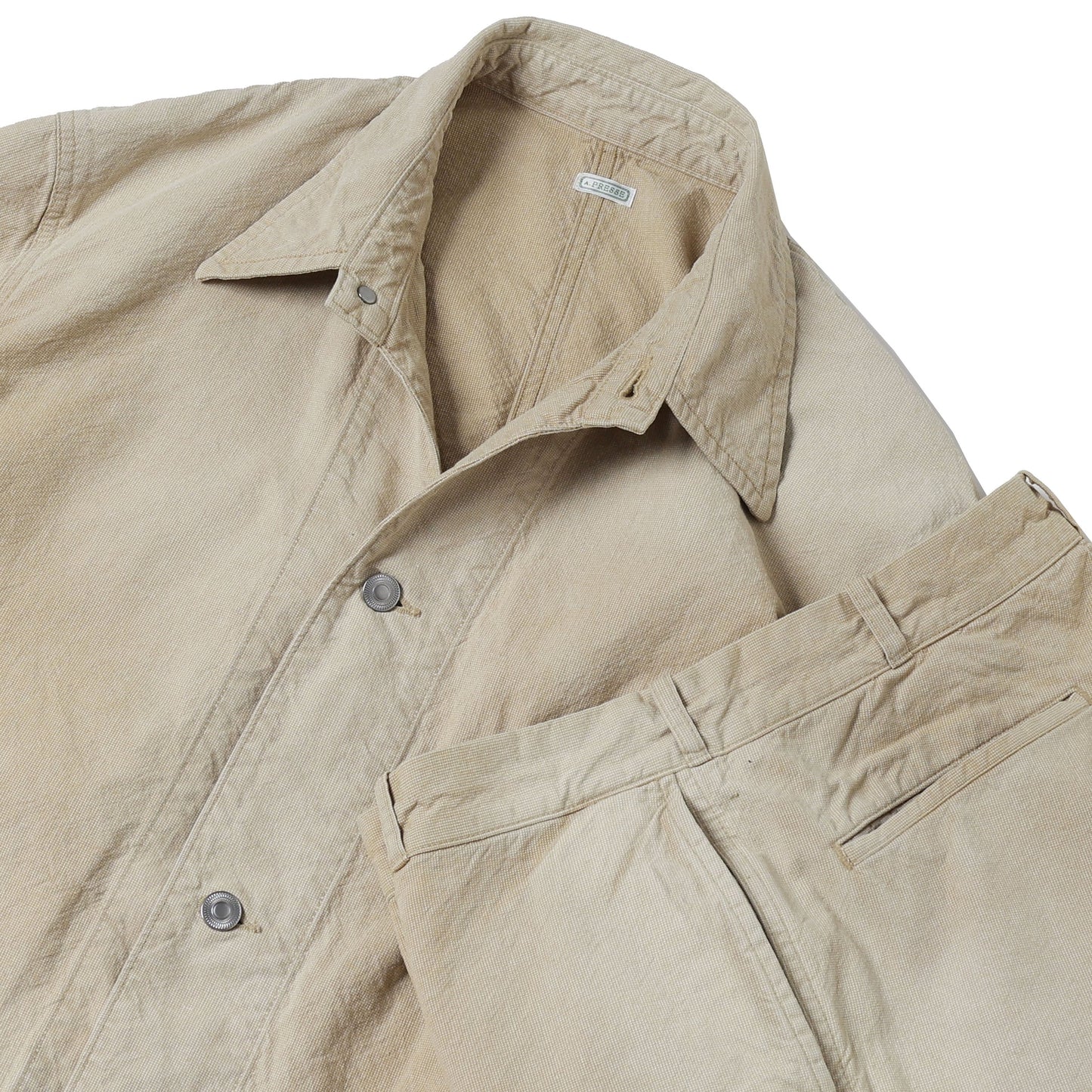 A.PRESSE Vintage Pin Check Coverall