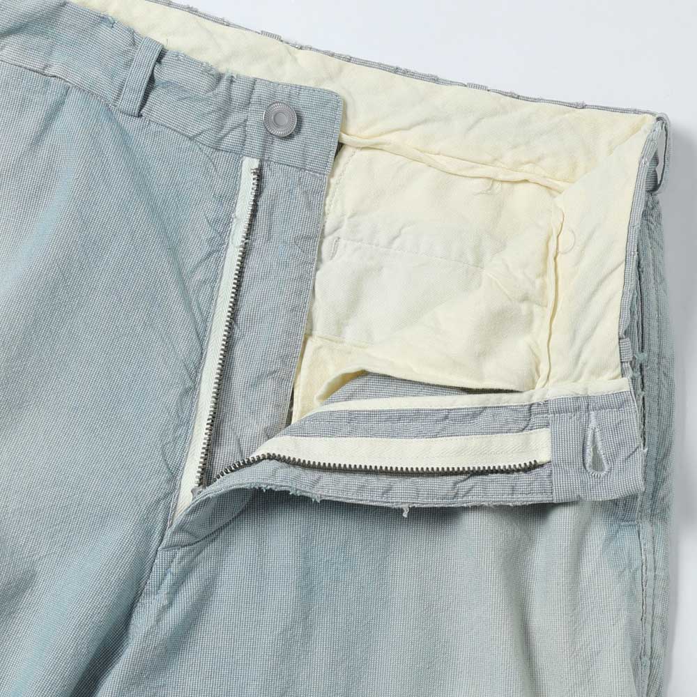 A.PRESSE Indigo Pin Check Work Pants