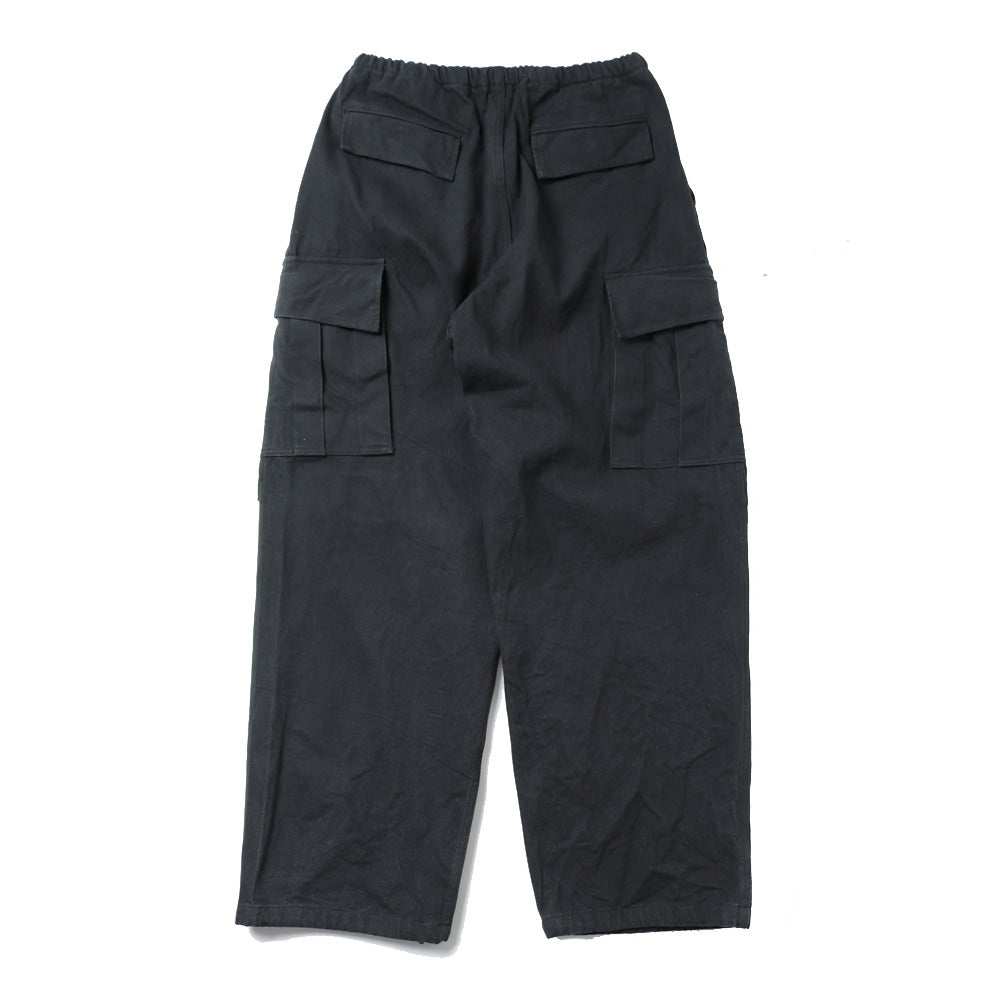 COMOLI Black Drill 6P Pants