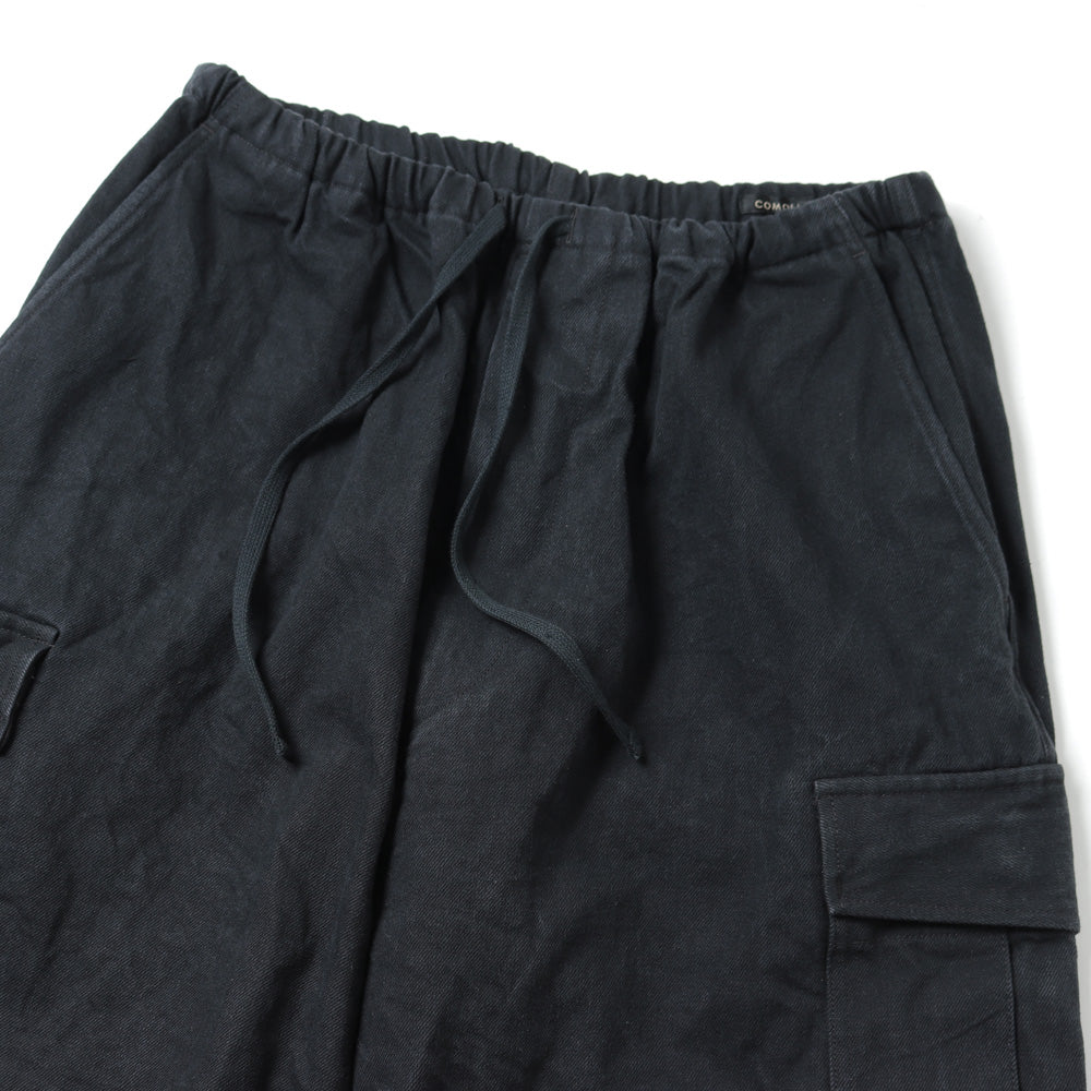 COMOLI Black Drill 6P Pants