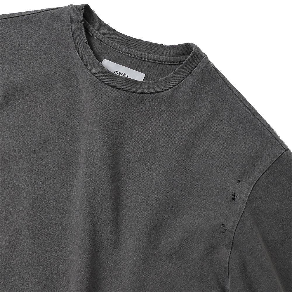 marka CREW NECK DAMADED TEE ORGANIC COTTON