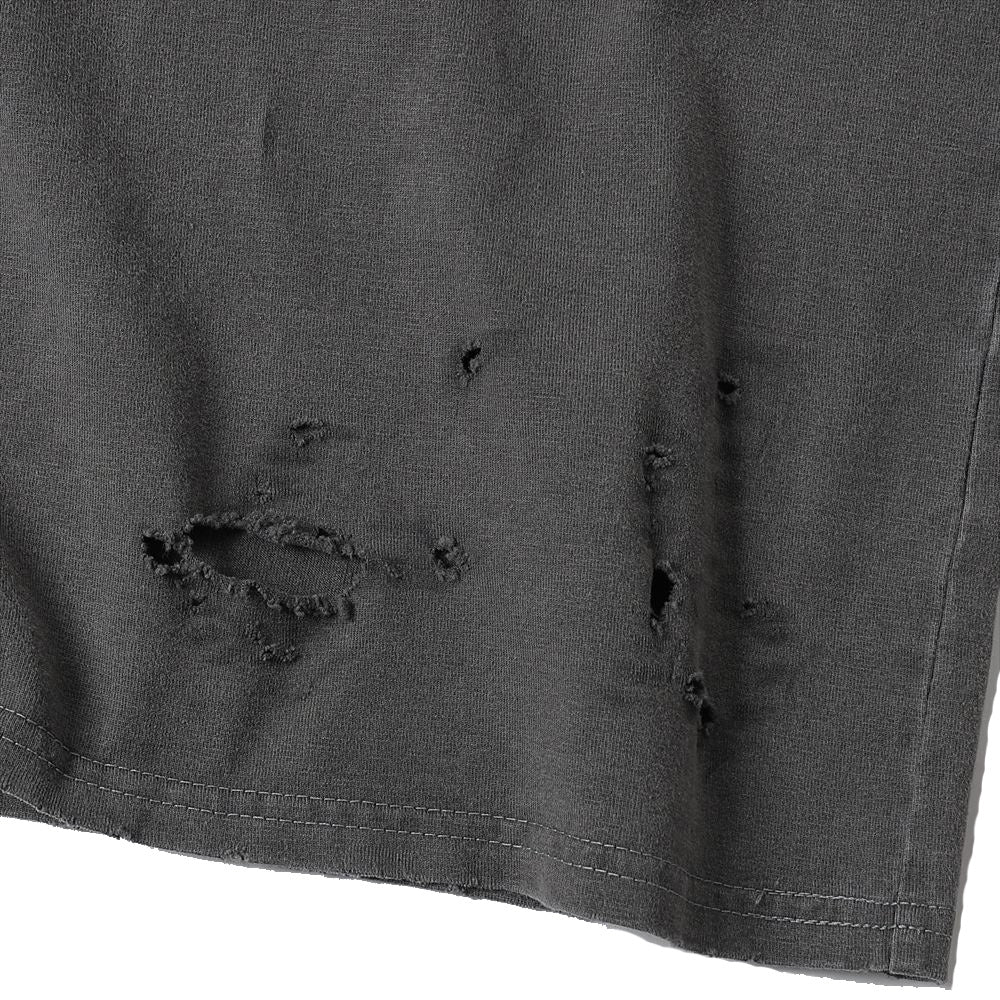 marka CREW NECK DAMADED TEE ORGANIC COTTON