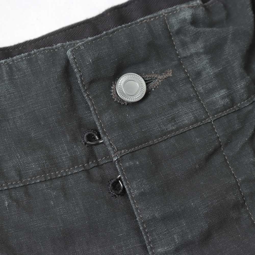 A.PRESSE Vintage Black Linen Trousers