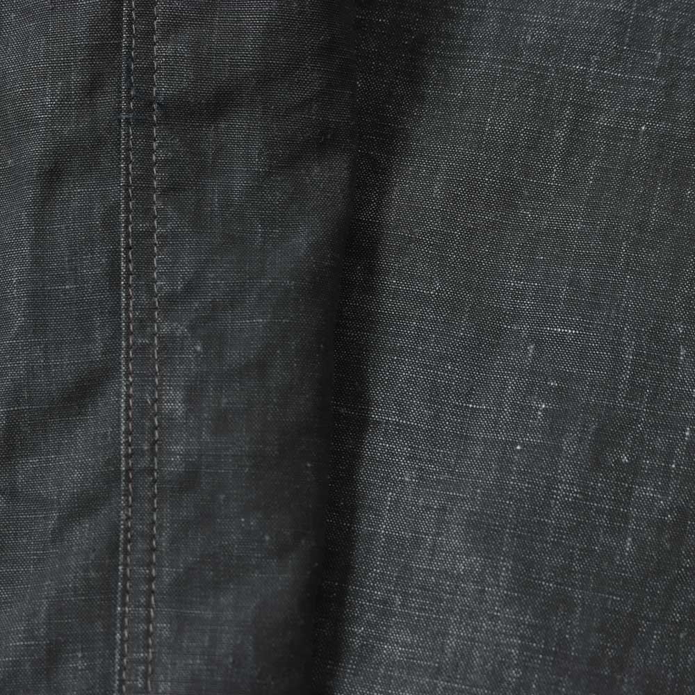 A.PRESSE Vintage Black Linen Trousers