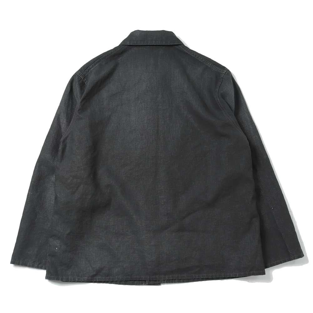 A.PRESSE Vintage Black Linen Coverall