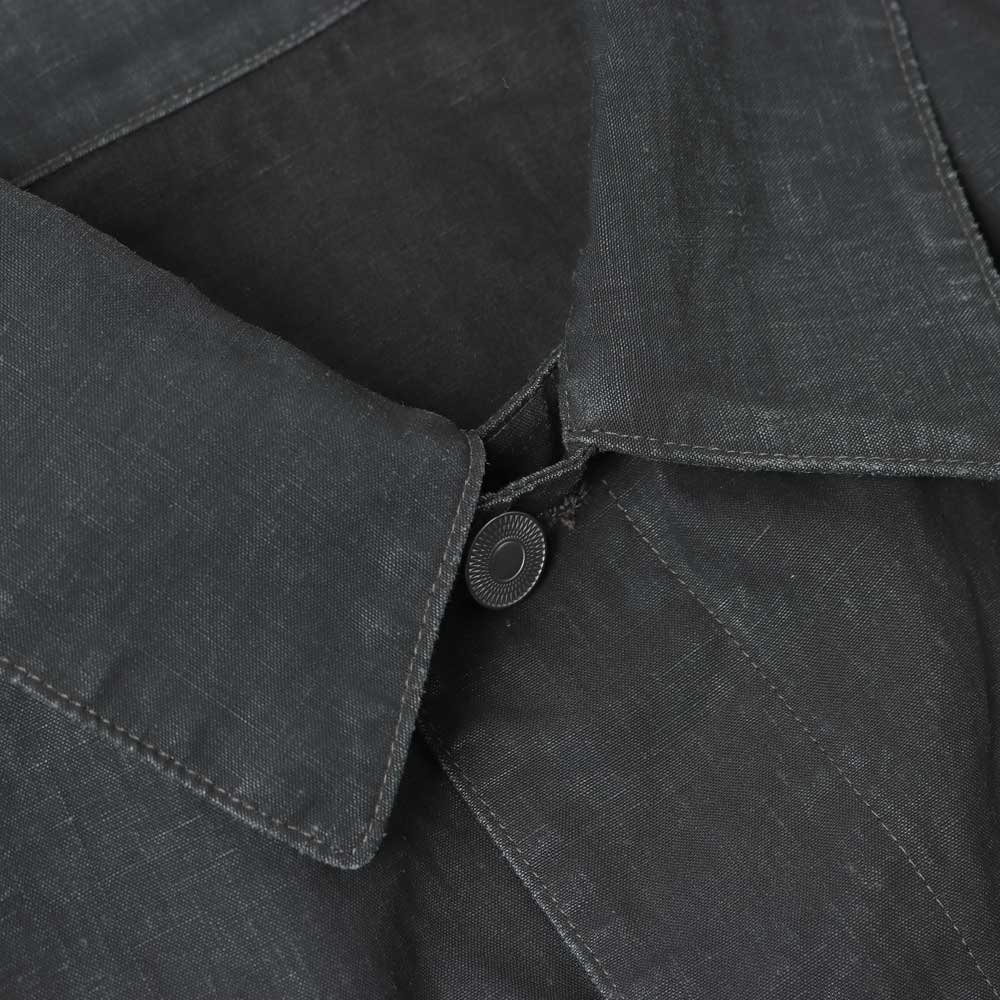 A.PRESSE Vintage Black Linen Coverall