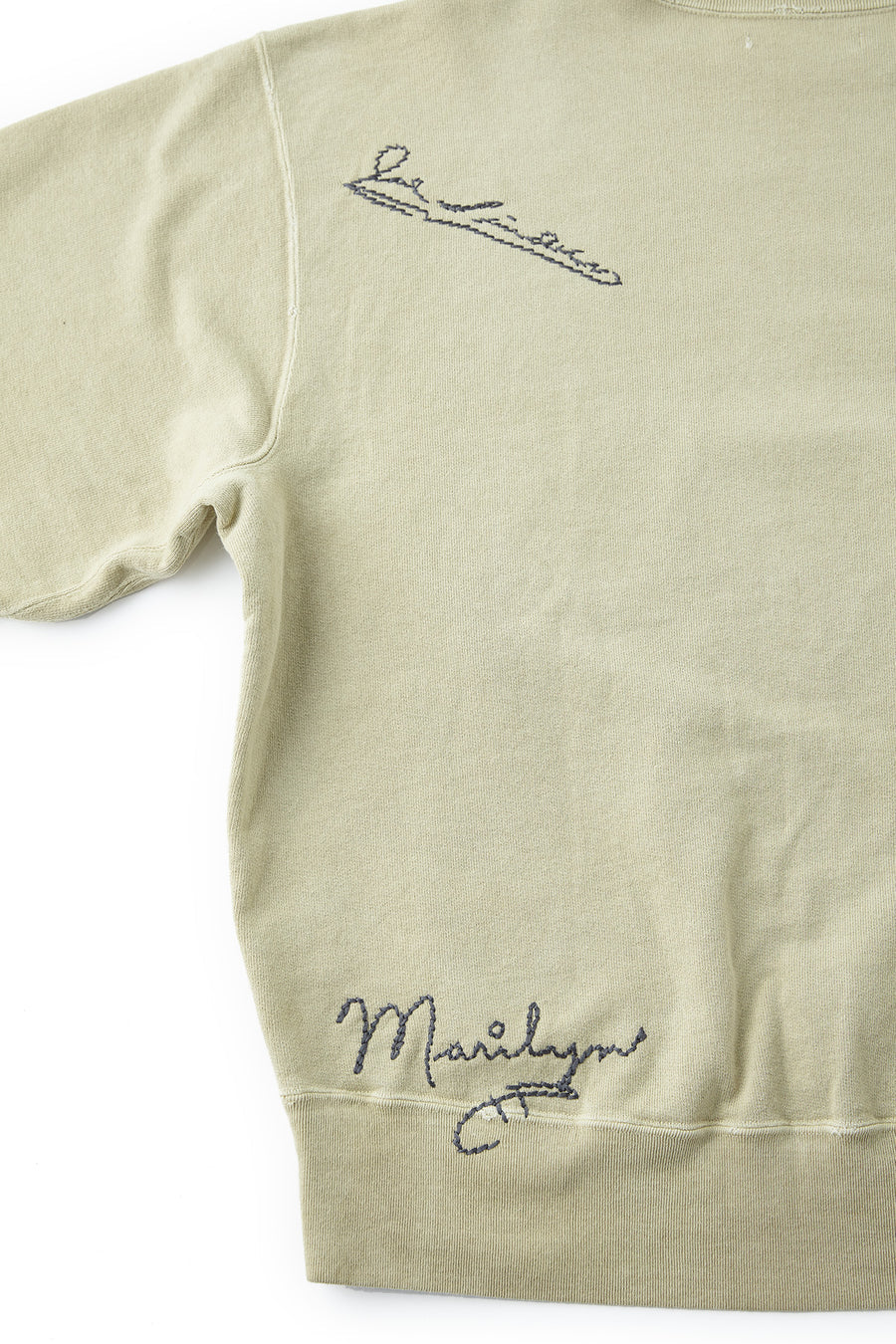 OLD JOE & CO. PATINA COTTON SWEAT CREW-NECK (memorial embroidery) - 231OJ-CT14