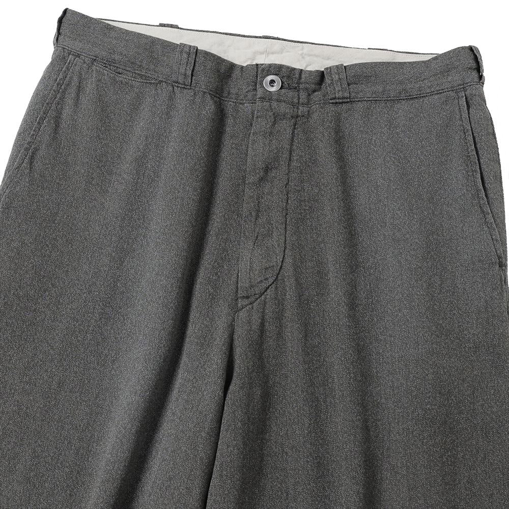 A.PRESSE Vintage Black Chambray Work Pants