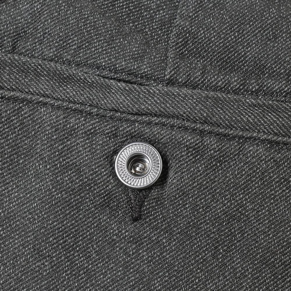 A.PRESSE Vintage Black Chambray Work Pants