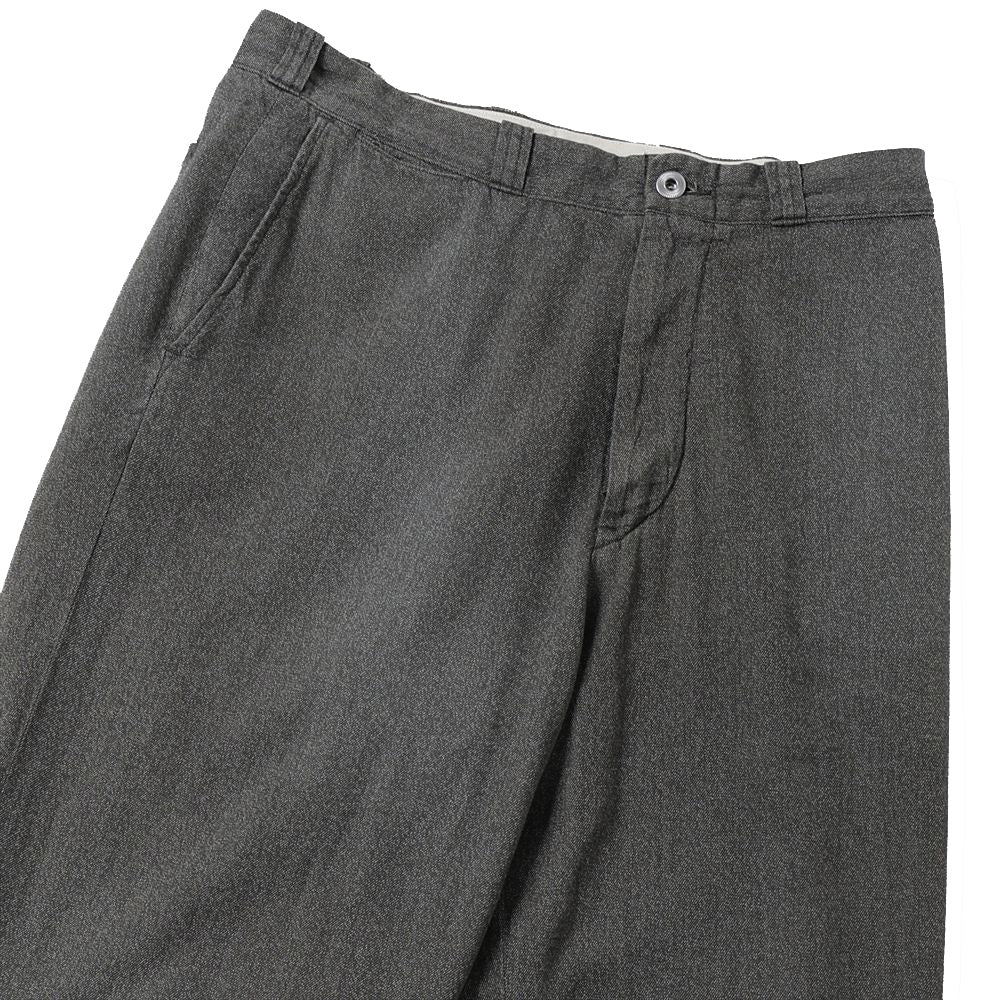 A.PRESSE Vintage Black Chambray Work Pants