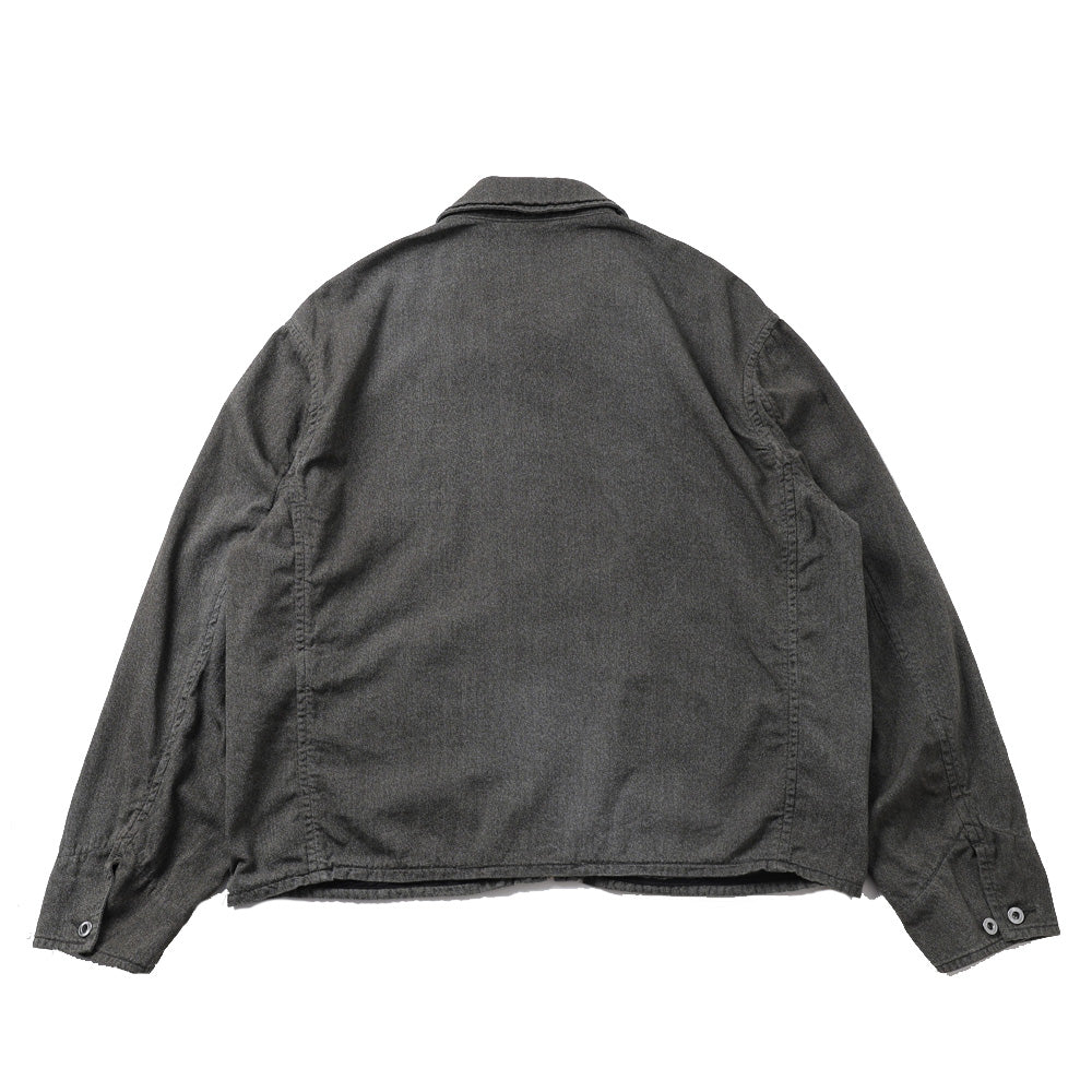 A.PRESSE Vintage Black Chambray Sports Jacket