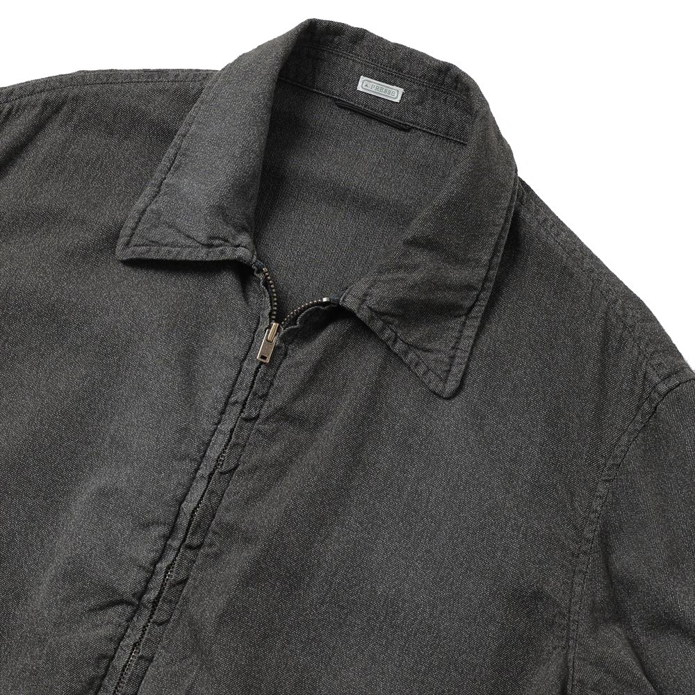 A.PRESSE Vintage Black Chambray Sports Jacket