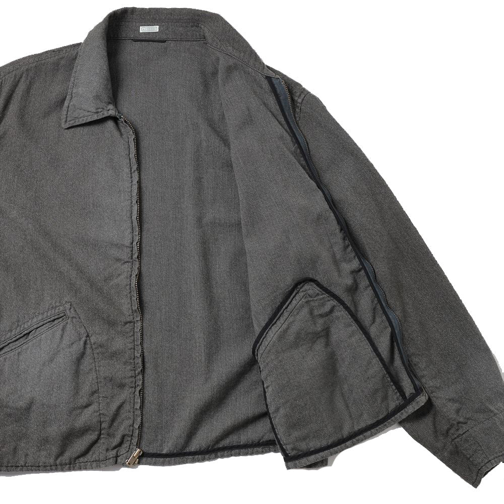 A.PRESSE Vintage Black Chambray Sports Jacket