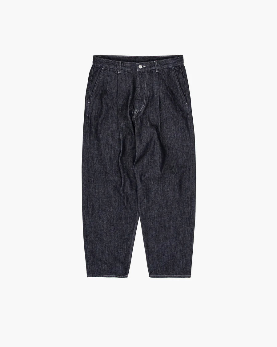 Graphpaper Colorfast Denim Two Tuck Tapered Pants