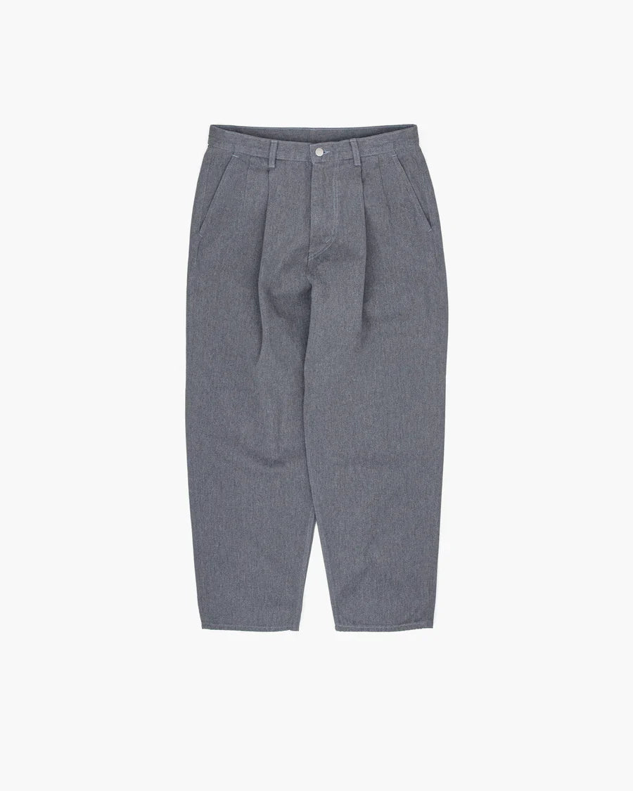 Graphpaper Colorfast Denim Two Tuck Tapered Pants