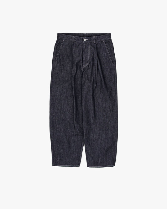 Graphpaper Colorfast Denim Two Tuck Pants