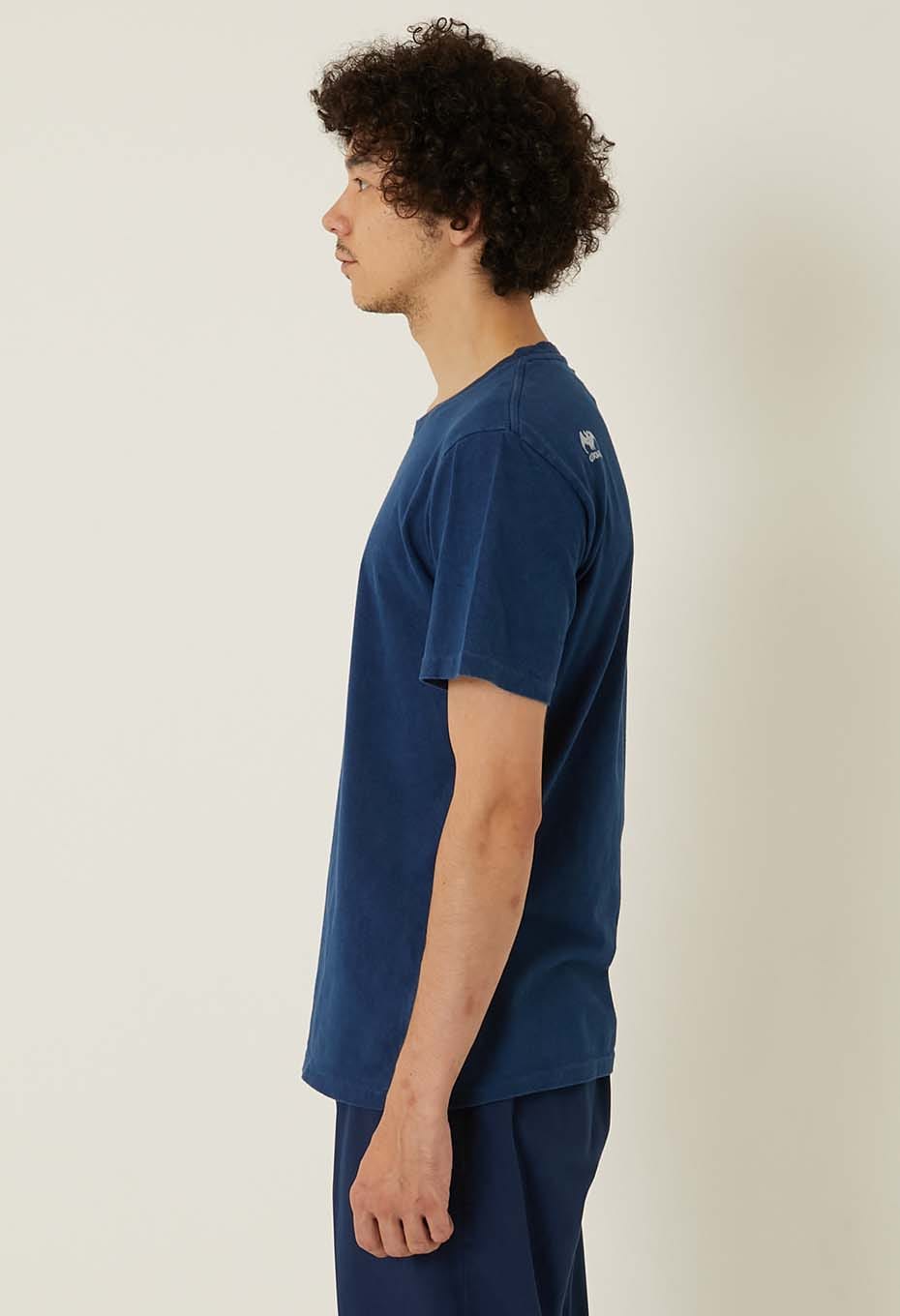BLUE BLUE JAPAN Genki bassen Indigo T-shirts