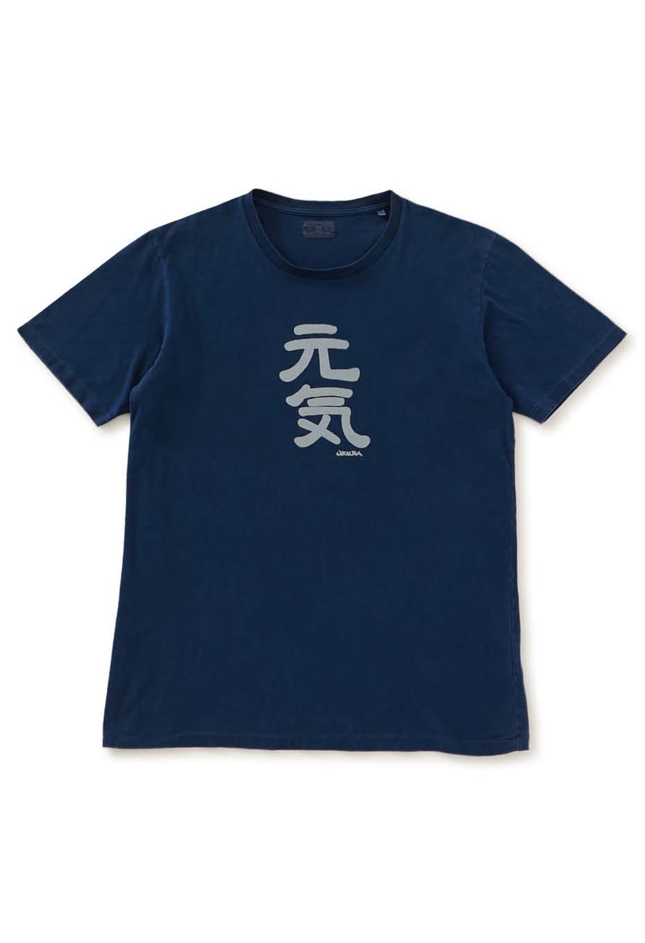 BLUE BLUE JAPAN Genki bassen Indigo T-shirts