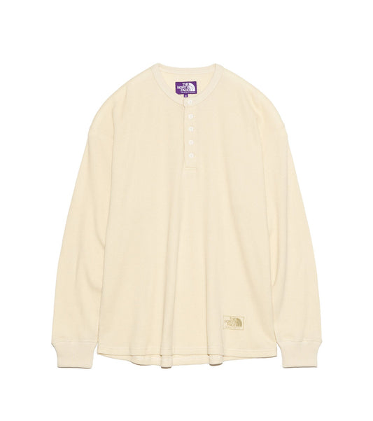 THE NORTH FACE PURPLE LABEL Field Long Sleeve Henley Neck Graphic Tee