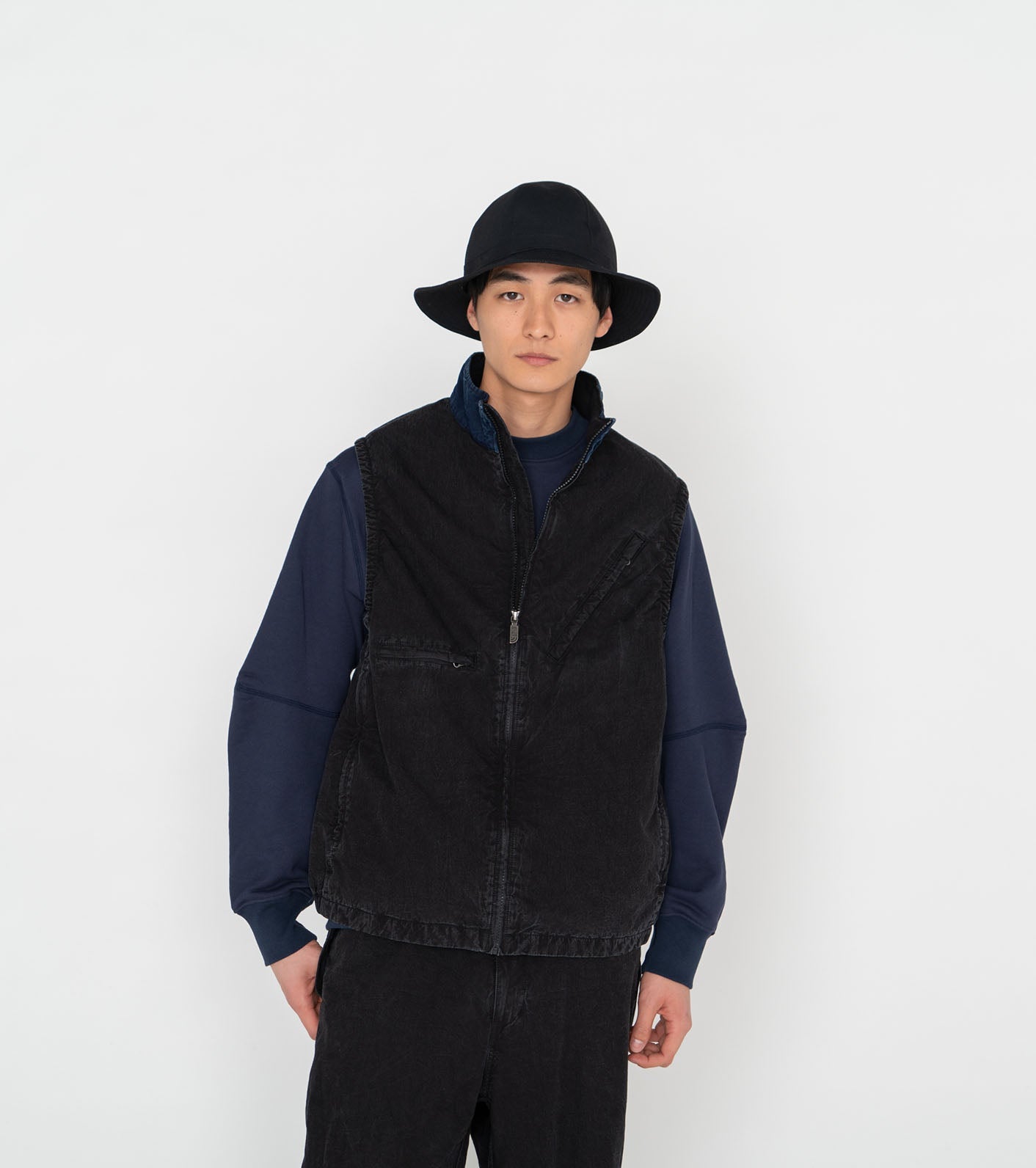 THE NORTH FACE PURPLE LABEL Indigo Stroll Field Vest