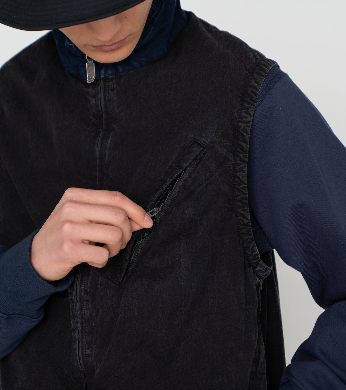 THE NORTH FACE PURPLE LABEL Indigo Stroll Field Vest