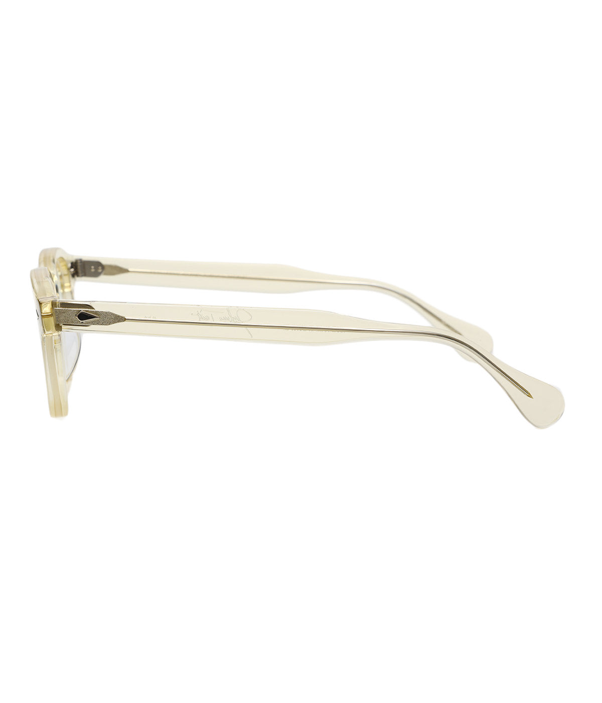 JULIUS TART OPTICAL AR Eyeglass Frame Champagne