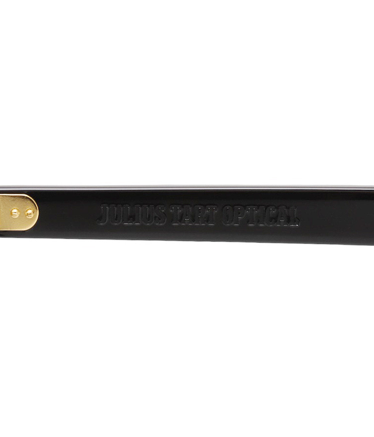 JULIUS TART OPTICAL AR Gold Edition Eyeglass Frame Black